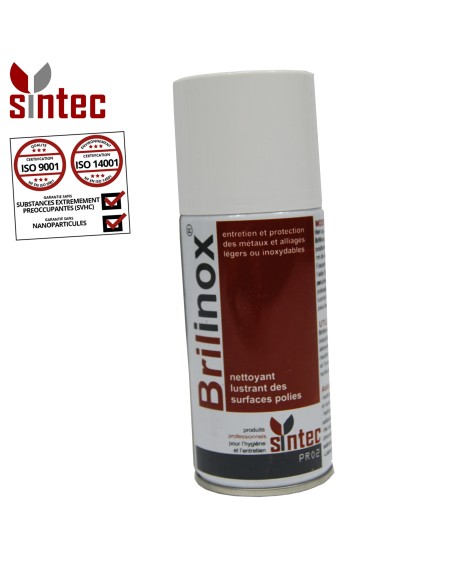 BRILINOX – Lubrifiant Lustrant et Nettoyant Protecteur pour Inox et Métaux