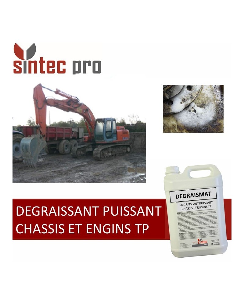 DEGRAISMAT : Nettoyant dégraissant alcalin haute performance pour matériels et surfaces industrielles