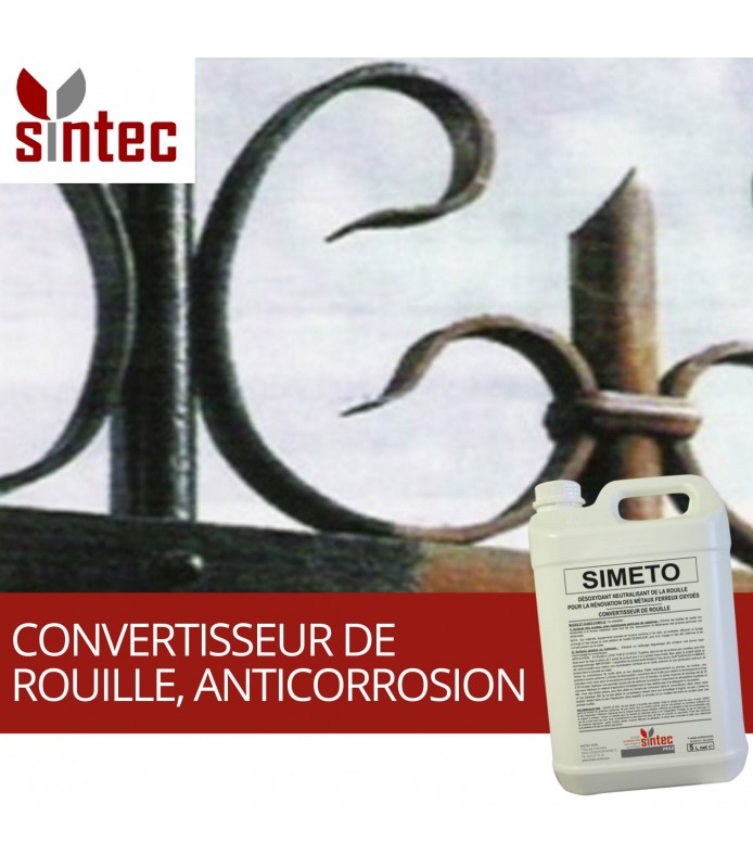 SIMETO - Convertisseur de rouille, protection anti-corrosion