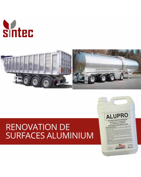 ALUPRO Nettoyant Dérochant Rénovateur Aluminium | SINTECPRO